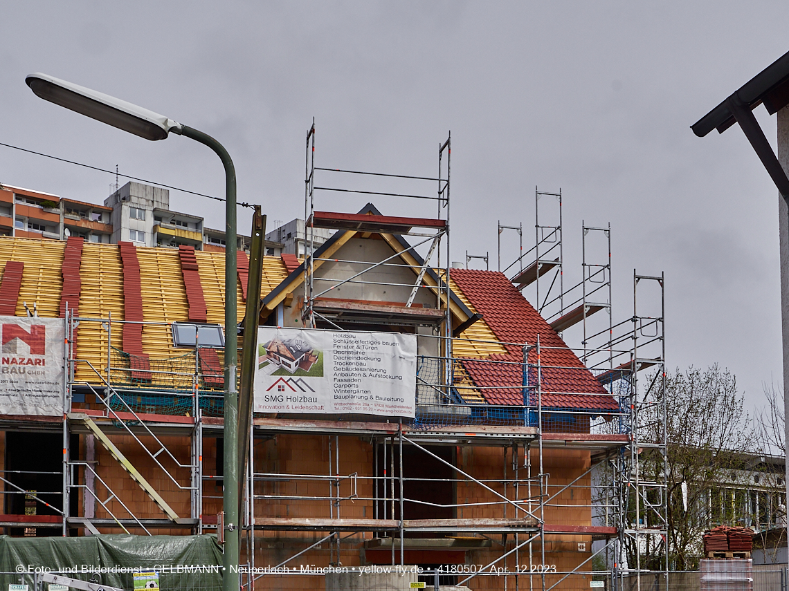 12.04.2023 - Baustelle Ottweiler Straße in Neuperlach